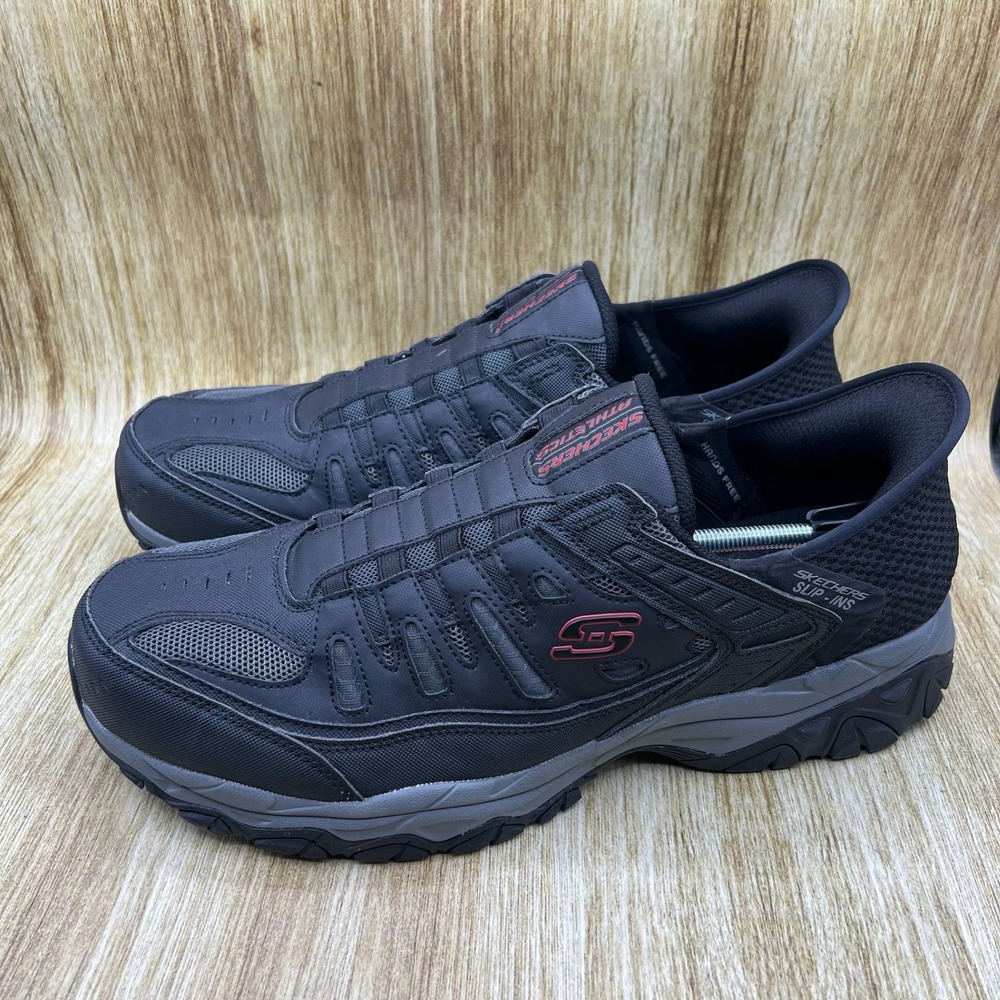 Skechers After Burn Sneakers Men's 15 Extra Wide Fit Black Memory Foam 237563WW - Picture 3 of 11